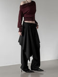 Dilk Wrap Skirt Pants
