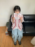 Almos Summer Denim Balloon Wide Pants