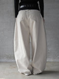 Rats Cut Cotton Balloon Pants