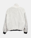 [Fur lining] Hiran Mink Fur Collar Leather Jumper