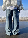 Blident Pintuck Balloon Denim