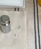 Chedor Heart Silver Earrings