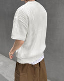 Waffle over knit