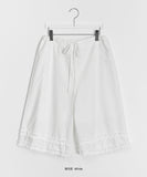 Jebond Banding Frill Bermuda Pants