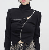 Serie Zipper Turtleneck Knit