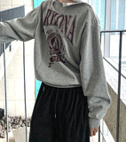 Open 5 Button Regona Washing Sweatshirt