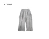 [Brushed] Joan 29 Patch Embroidered Pintuck Balloon Wide Pants