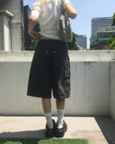 Tsui Grid Check Patch Cargo Bermuda Pants