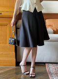 Jerry Flare Span Midi Skirt