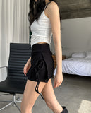 Della Ribbon Layered Skirt Pants