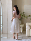 Lepia flared long skirt