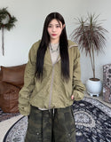 Kib Waterproof Shirring Wind Jacket