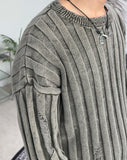 Raed Vintage Dyeing Ribbed Knit