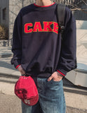 K Color Matching Layered Sweatshirt