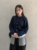 Batty Wool Knit Round Cardigan
