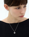 Essence Silver (W) Moissanite Bain Necklace M