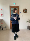 Kikone Nordic Button Knit Cardigan