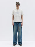 BACK-POINT DENIM PANTS