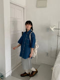 [unisex] Neico Denim Over Short Sleeve Shirt