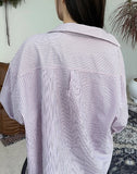 Roun Stripe Over Shirt
