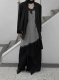Pinble Stripe Pocket Wrap Jacket