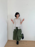 Yupun Summer Striped Short Sleeve Shirt