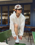 Uni Summer Light Crop Hooded Zip-Up