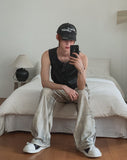 Dust Pigment Henley Sleeveless