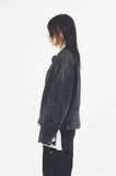 Porto snap 2-way zip-up jacket
