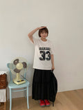 Haltri Lace Tiered Banding Long Skirt