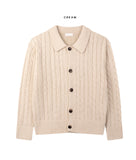 Bez Collar Cable Cardigan