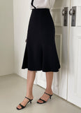 Deuelrin Mermaid Slit Skirt