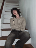 Rhodia Damage Sand Denim Pants