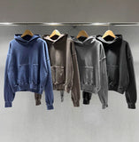 Brens Pigment Crop Hoodie
