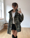 Molky Vintage High Neck Field Jacket
