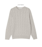 French Cable Round Knit