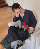 Daily Ribbed Round Cardigan