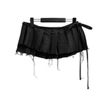Dema Pleated Wrap Skirt