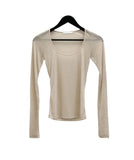 Airy Recycled Deep Round Neck Tee
