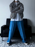 Checker Fleece Quilted Jumper