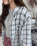 Belle loose check shirt