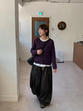 [unisex] Ridello Pintuck Rivet Banding Wide Pants