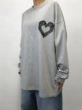 HEART LONG SLEEVE T