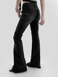 Kedge Black Incision Bootcut Denim