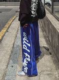Follow lettering stitch training pants