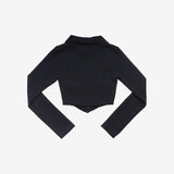 Fix Crop Hoodie Zip-Up