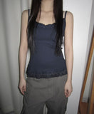 Radiun Lace V-Neck Slim Sleeveless