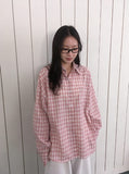 Pinby Basic Check Long Sleeve Shirt