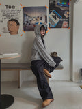 Harper Stripe String Hood