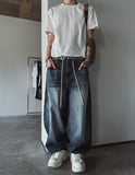 Zed Cat Balloon Denim Pants